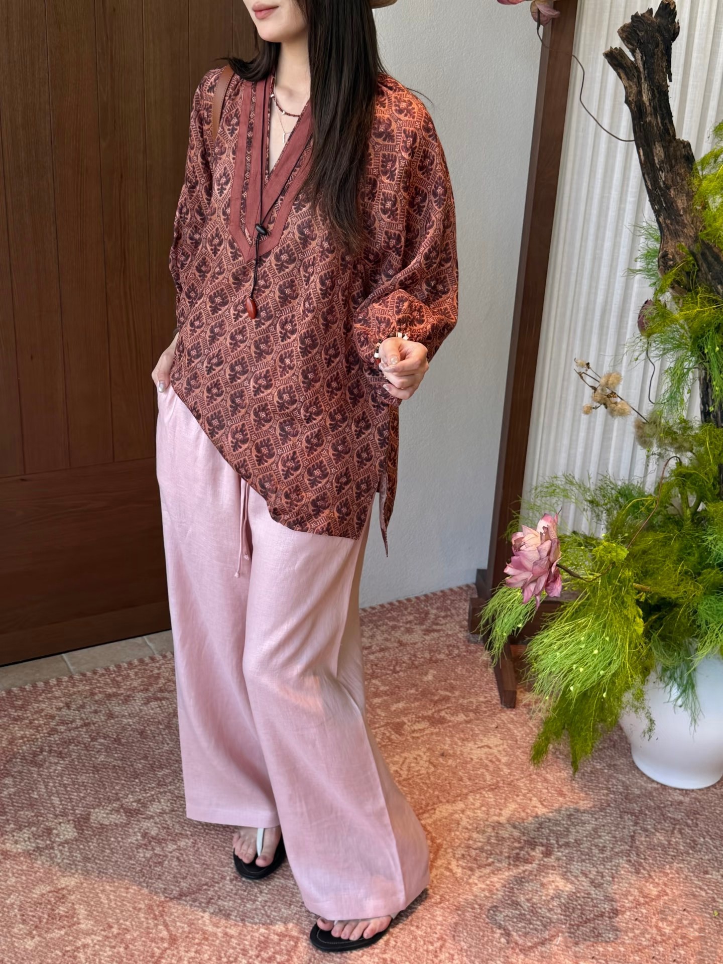 Bohemian Linen Top 2