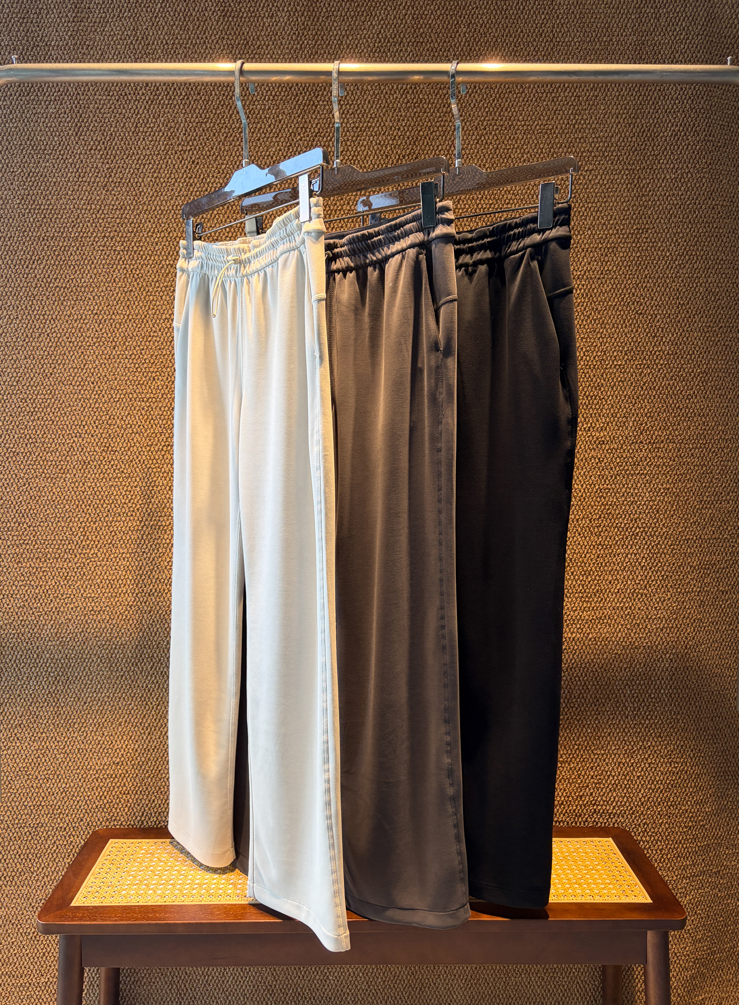 Wholesale Cupro Trousers | Drapey Drawstring Wide Leg Pants