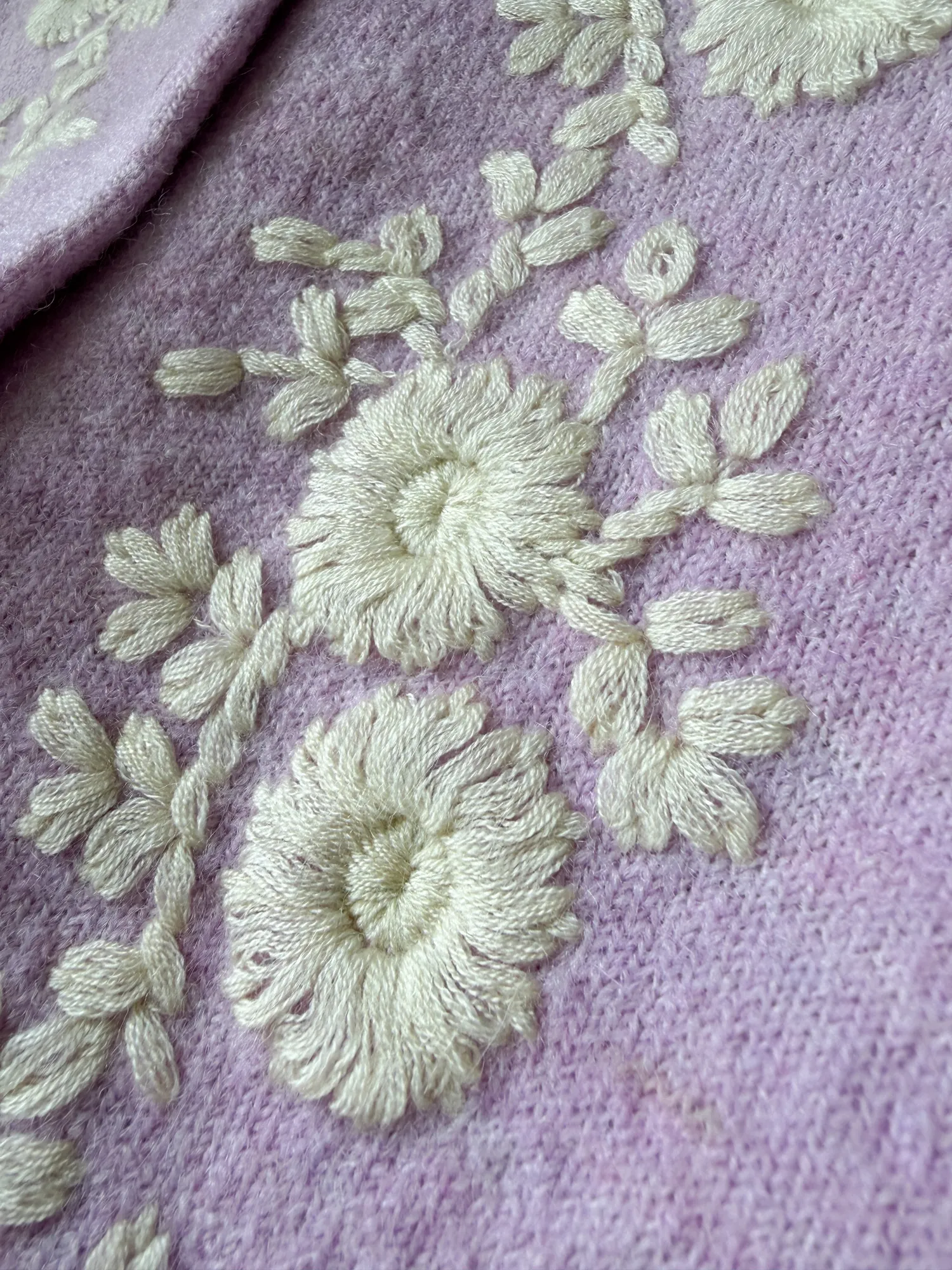 Embroidered Cardigan Detail 3
