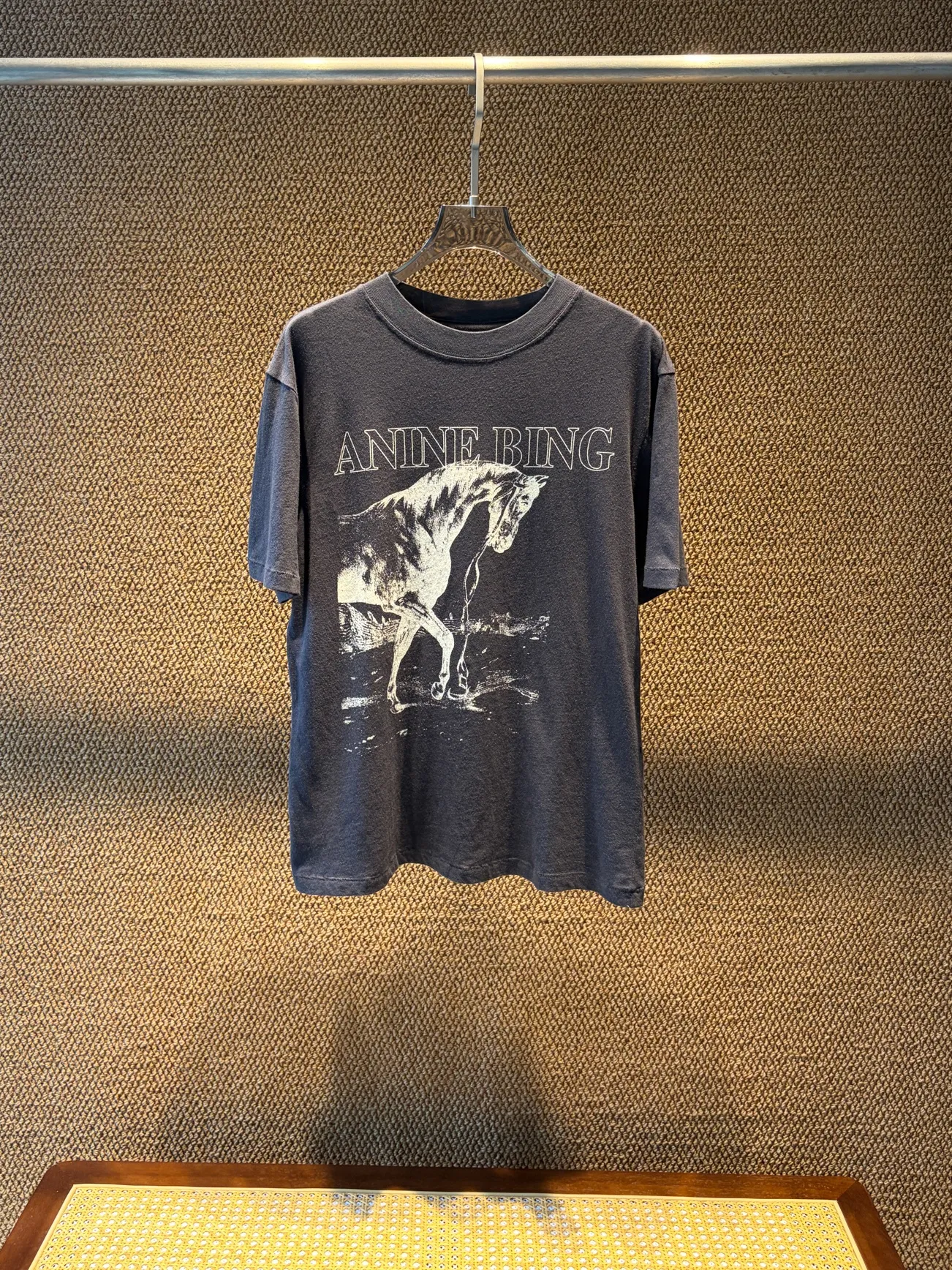 Hand-Drawn Horse Print T-Shirt