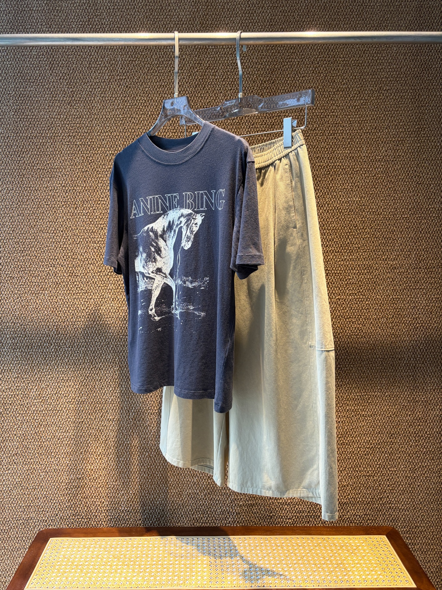 Horse Print Tee Detail 2