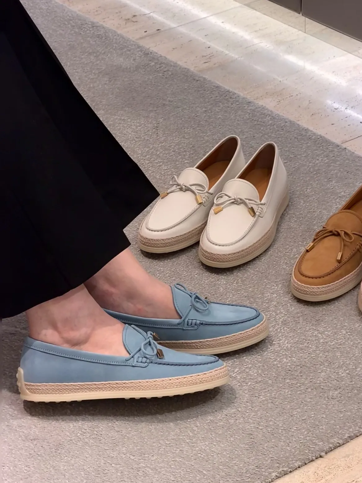 Italian Suede Loafers Detail 1