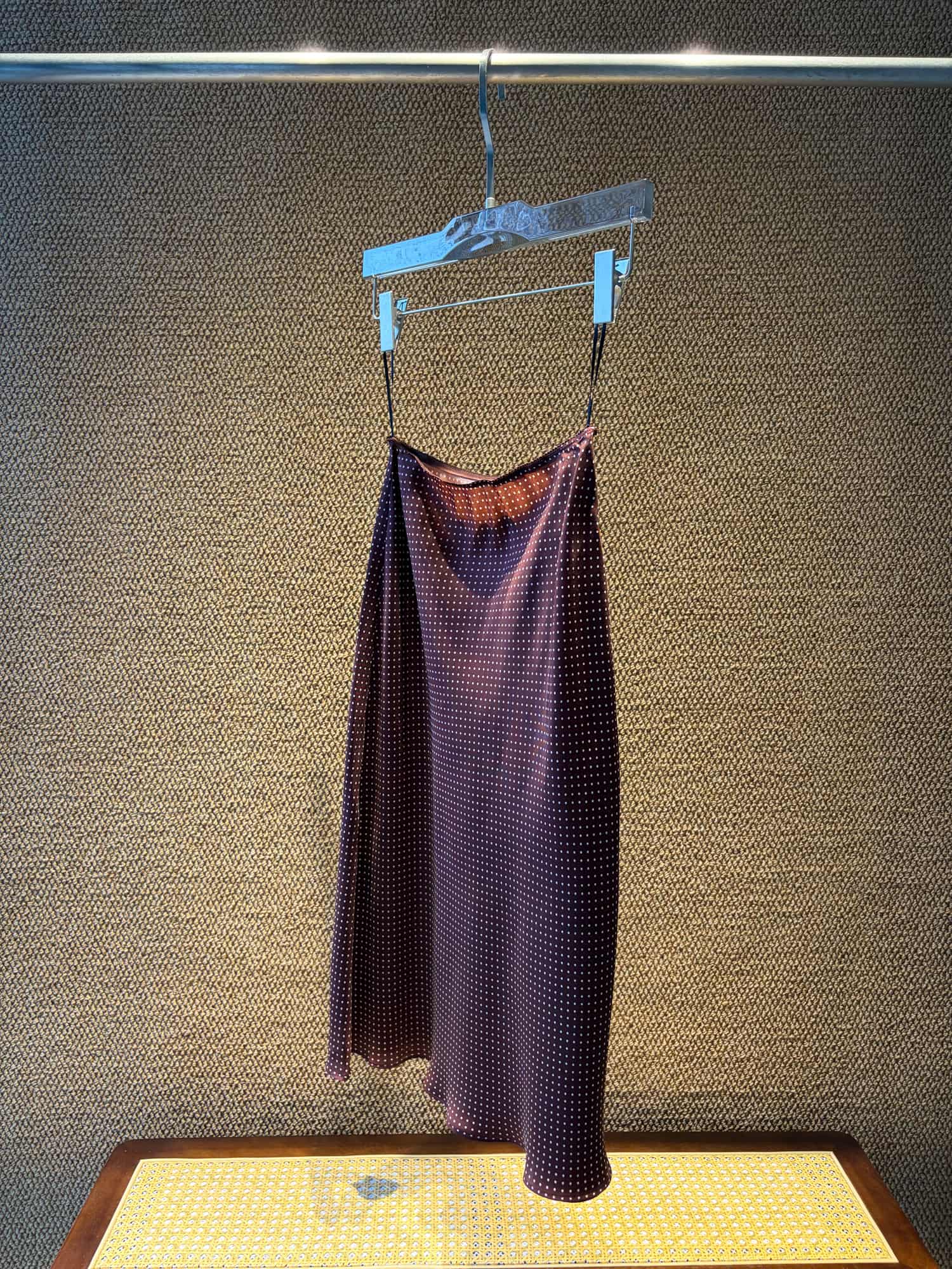 Polka Dot Silk Skirt Main