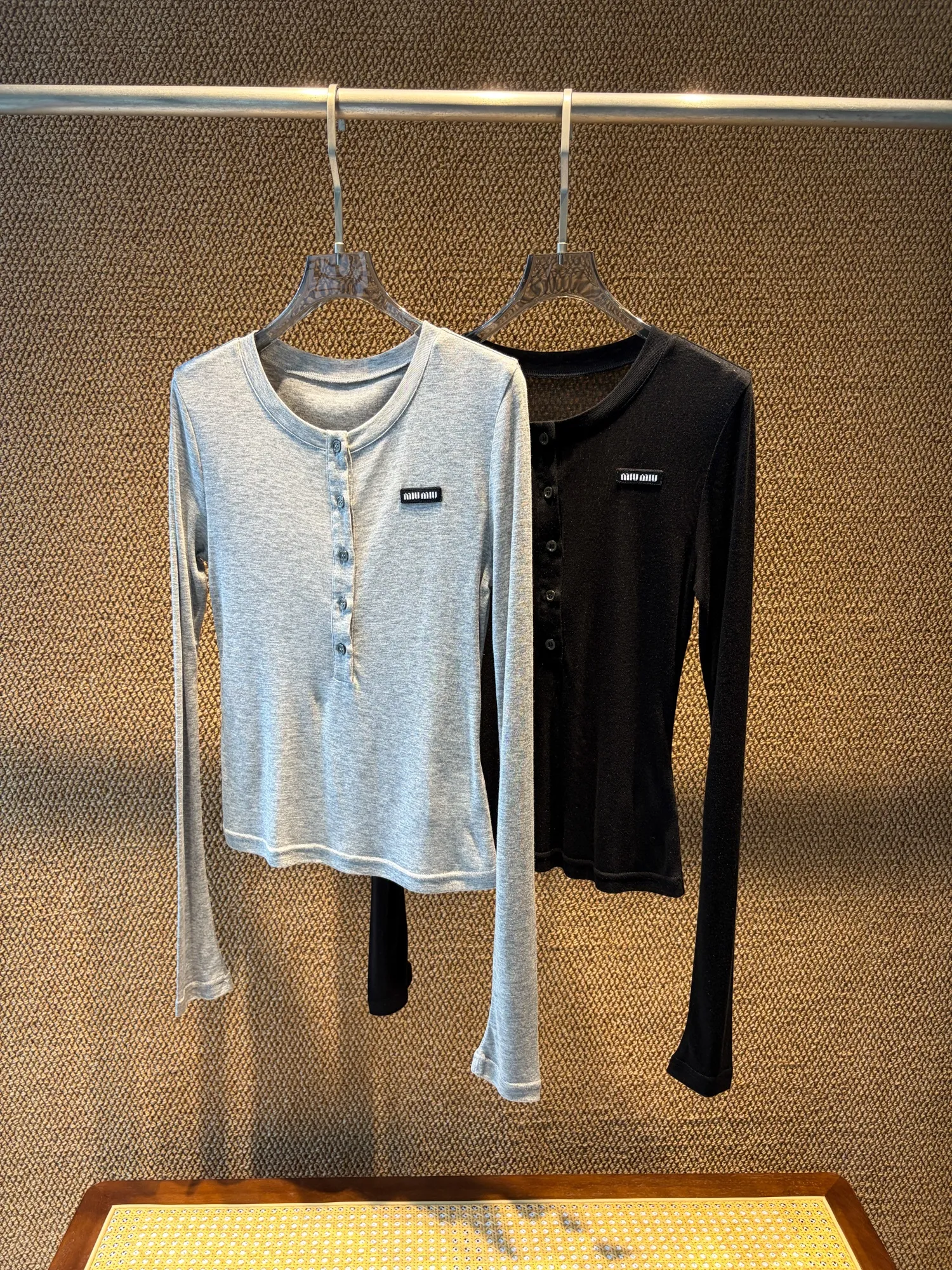 Silk Wool Knit Top Detail 2