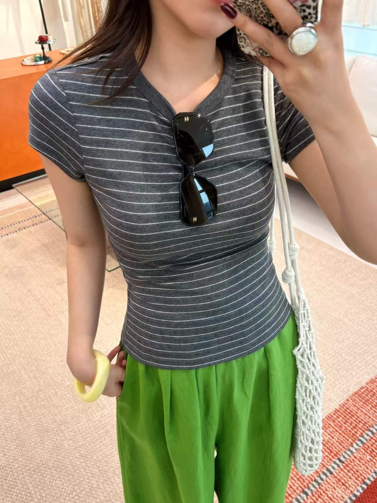 Striped Magic Tee Detail 1