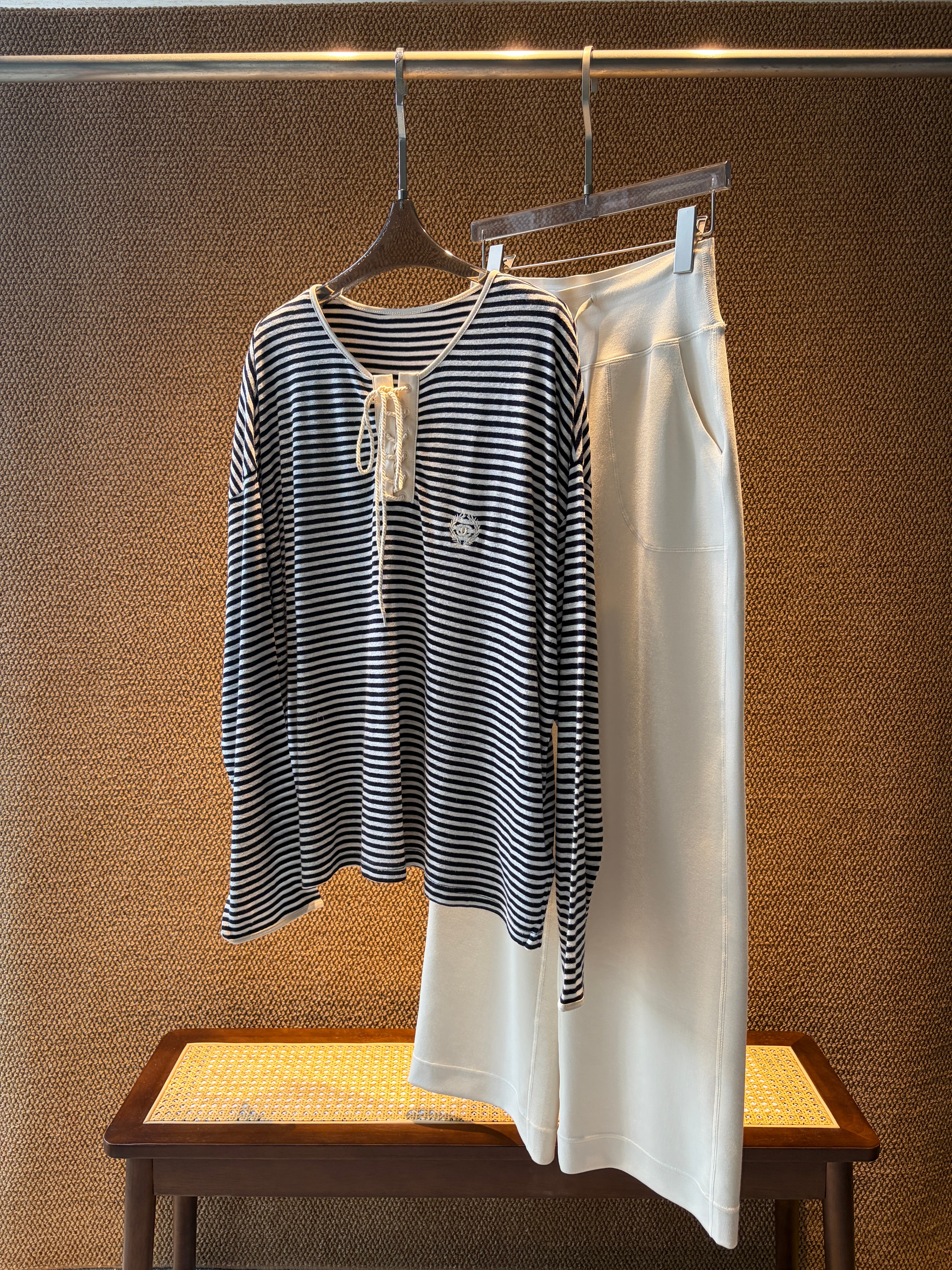 Striped Twist Top Detail 2