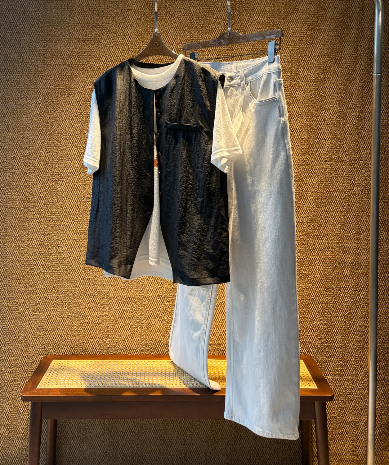 Vintage Silk Vest Detail 2