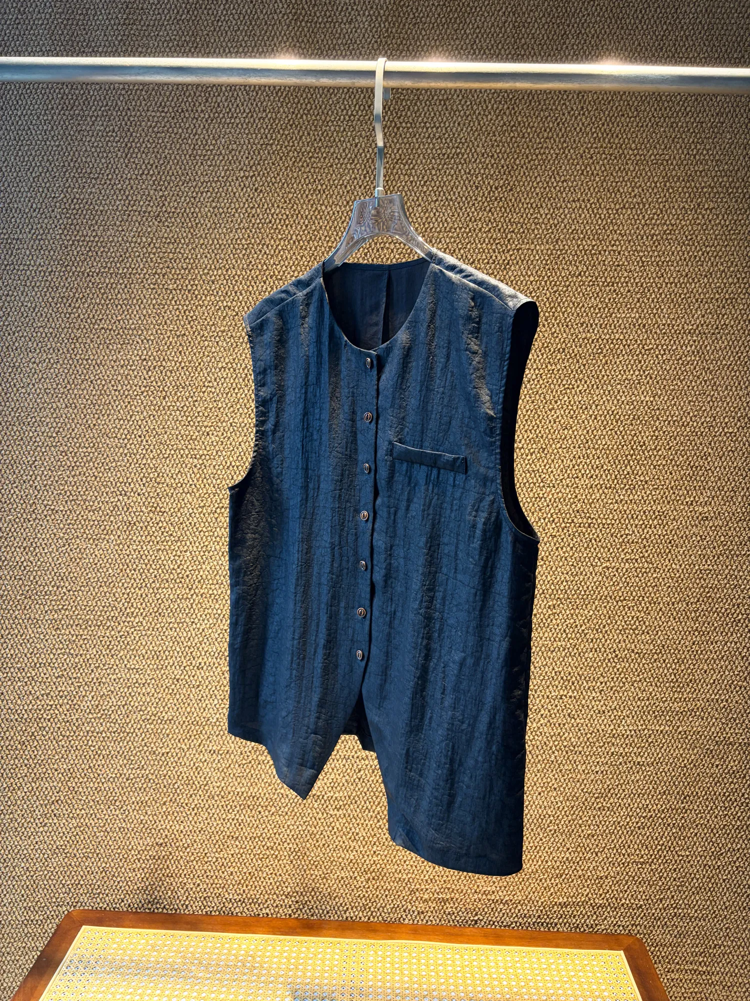 Vintage Silk Vest Detail 3
